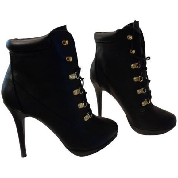 Women's Stiletto Ankle Boots - Picture 1 of 5
